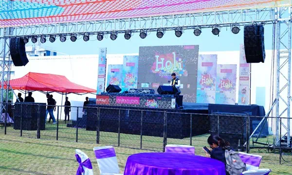 holi event in aahwanam resort